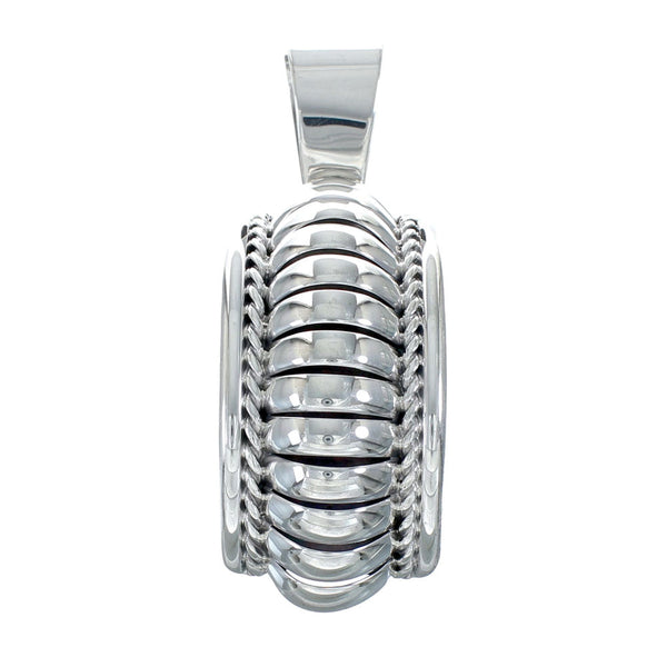 Native American Authentic Sterling Silver Pendant JX129668